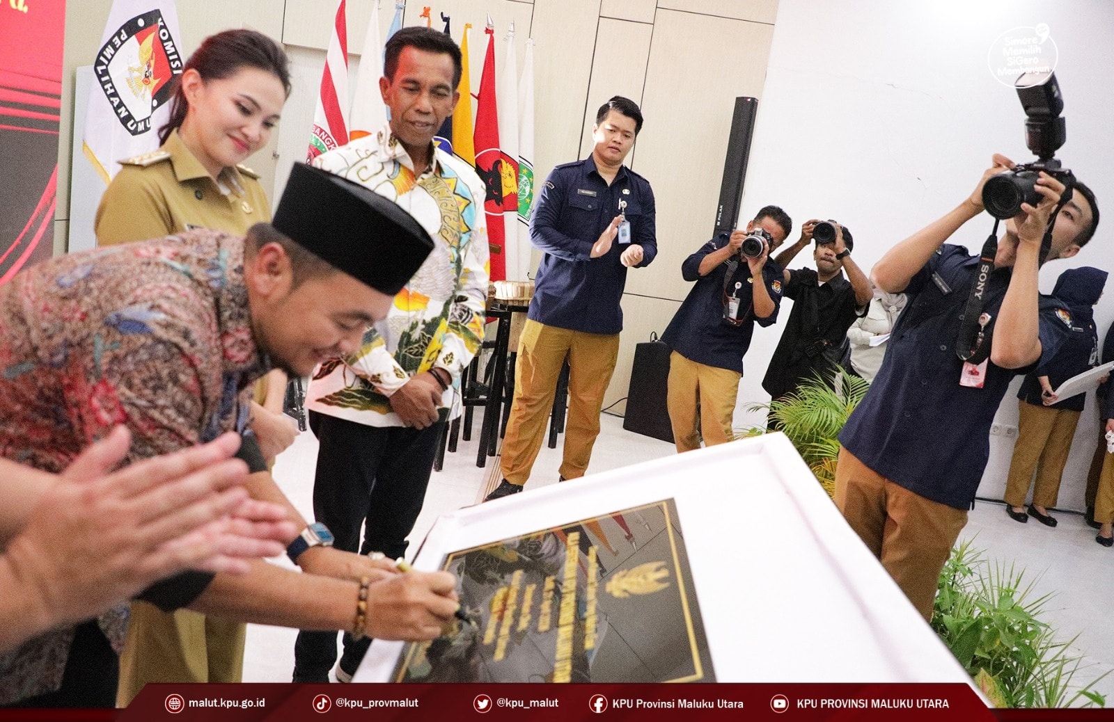Peresmian Kantor KPU Provinsi Malut di Sofifi
