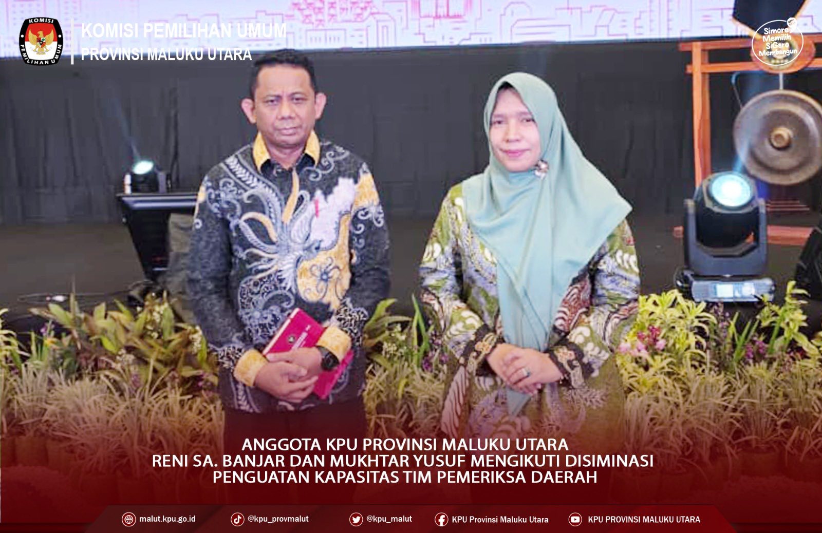 Mengikuti kegiatan Diseminasi Penguatan Tim Pemeriksa Daerah (TPD)